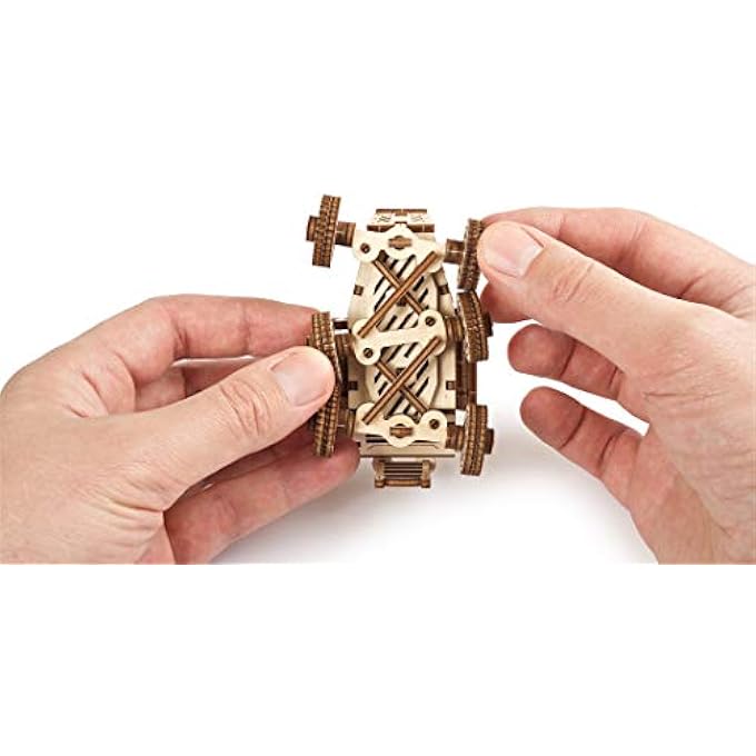 MADE IN EUROPE, 3D WOODEN PUZZLE SCIENCE STEM MARS ROVER, DIY, ENGINEERING ACTIVITY, STEM SCHOOL PROJECT, MECHANICAL MODEL KIT, ECO BUILDING 3D TOY, PERFECT FOR GIFTING, UGR-70134 - Image 4